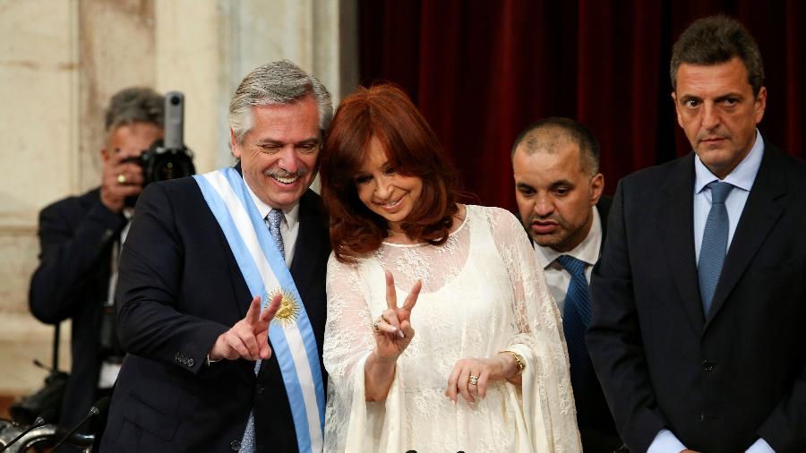 Alberto Fernández e Cristina Kirchner tomam posse na Argentina