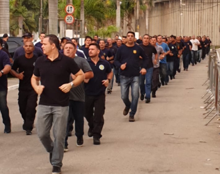 Equipes Operacionais que participaram da Intervenção Penitenciária de Vistoria em Bangu 4