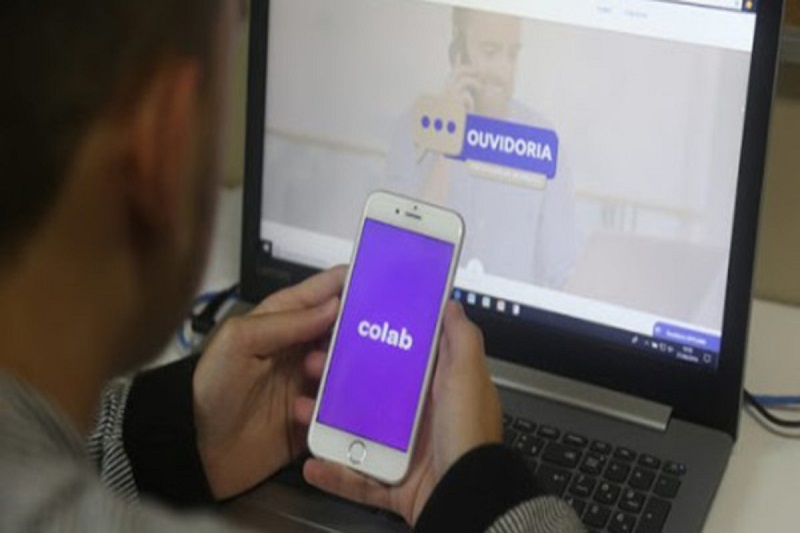 O aplicativo Colab é uma ferramenta utilizada pela população para comunicar os problemas do seu bairro ao poder público