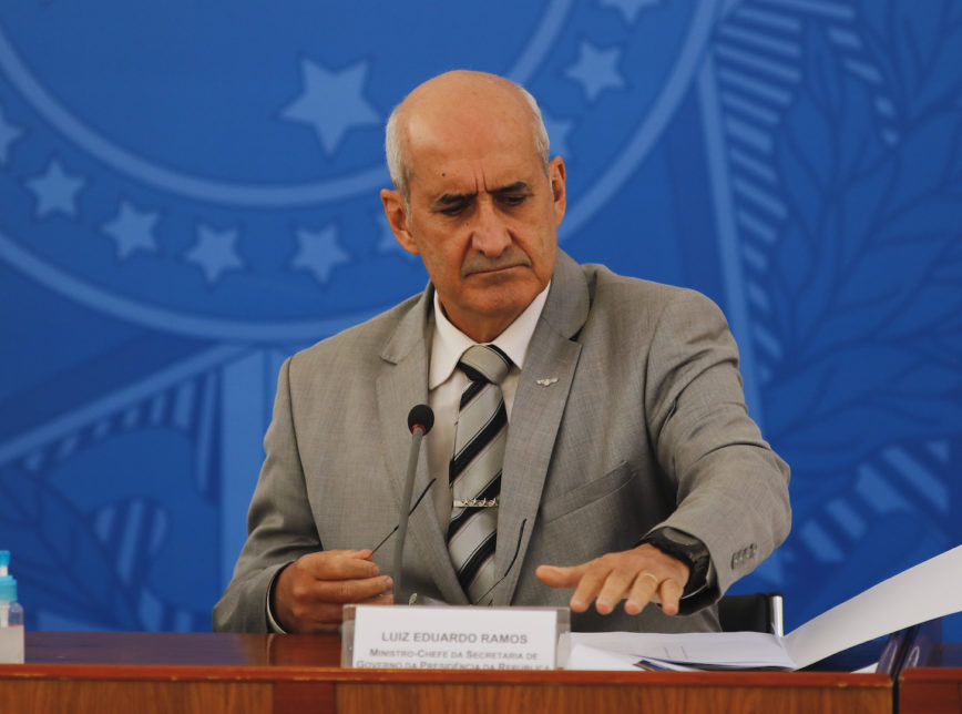 O ministro Luiz Eduardo Ramos, da Secretaria de Governo