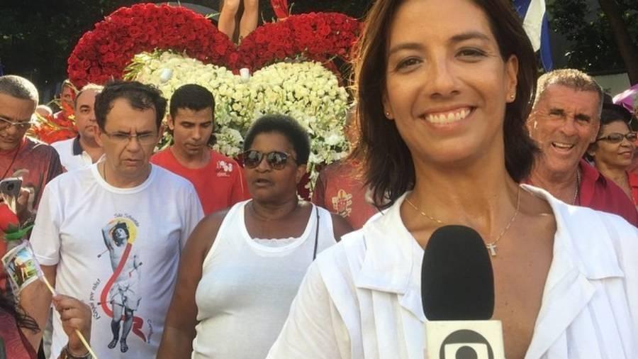 Repórter Marina Araújo, da Globo, foi feita de refém durante uma invasão à emissora no Rio