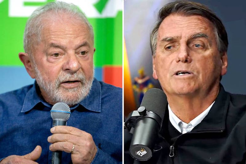 O ex-presidente Luiz Inácio Lula da Silva (PT) e o atual presidente, Jair Bolsonaro (PL), que disputarão o segundo turno no pleito deste ano