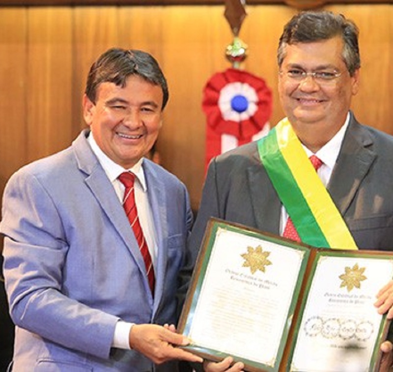 Senadores eleitos Wellington Dias (PT) e Flávio Dino (PSB)