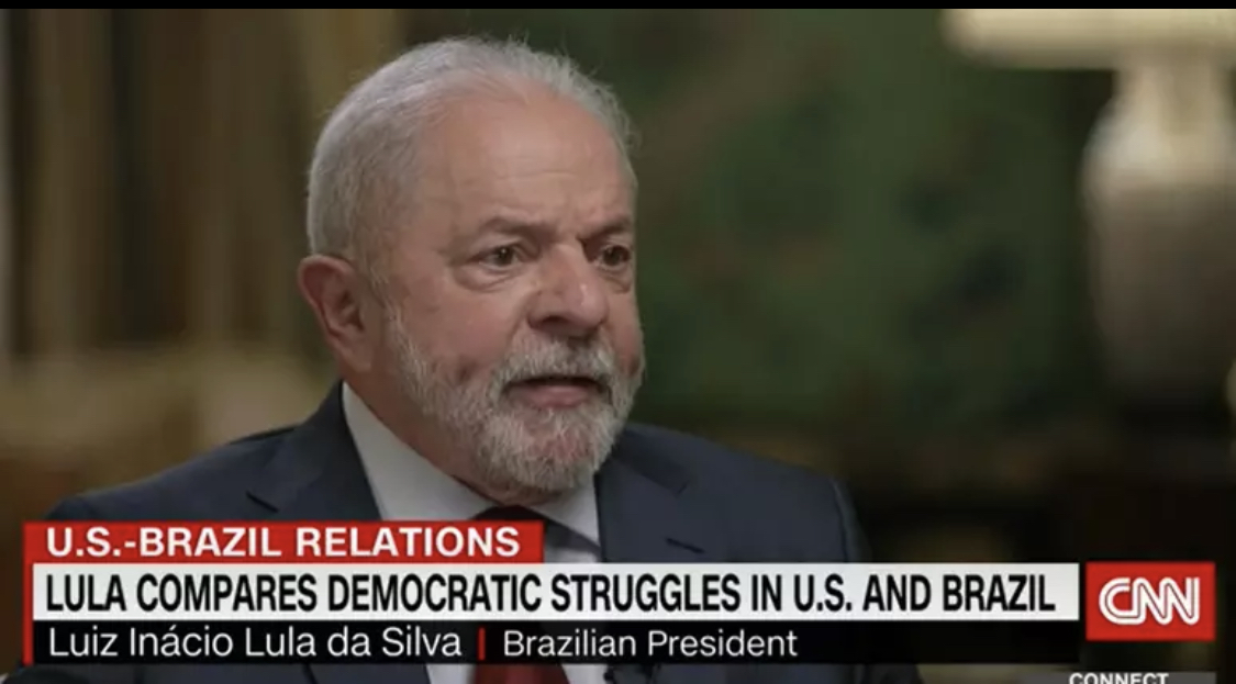 Lula concede entrevista à jornalista Chistiane nos Estados Unidos