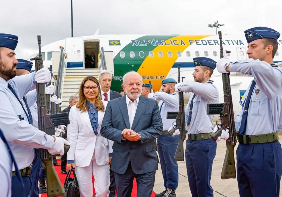 Presidente Lula chega em Portugal