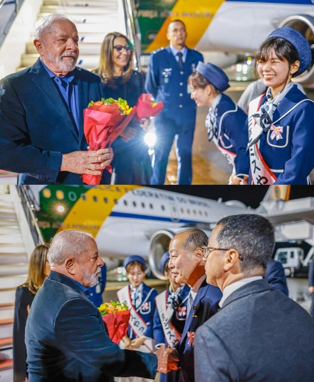 Presidente Lula chega ao Japão