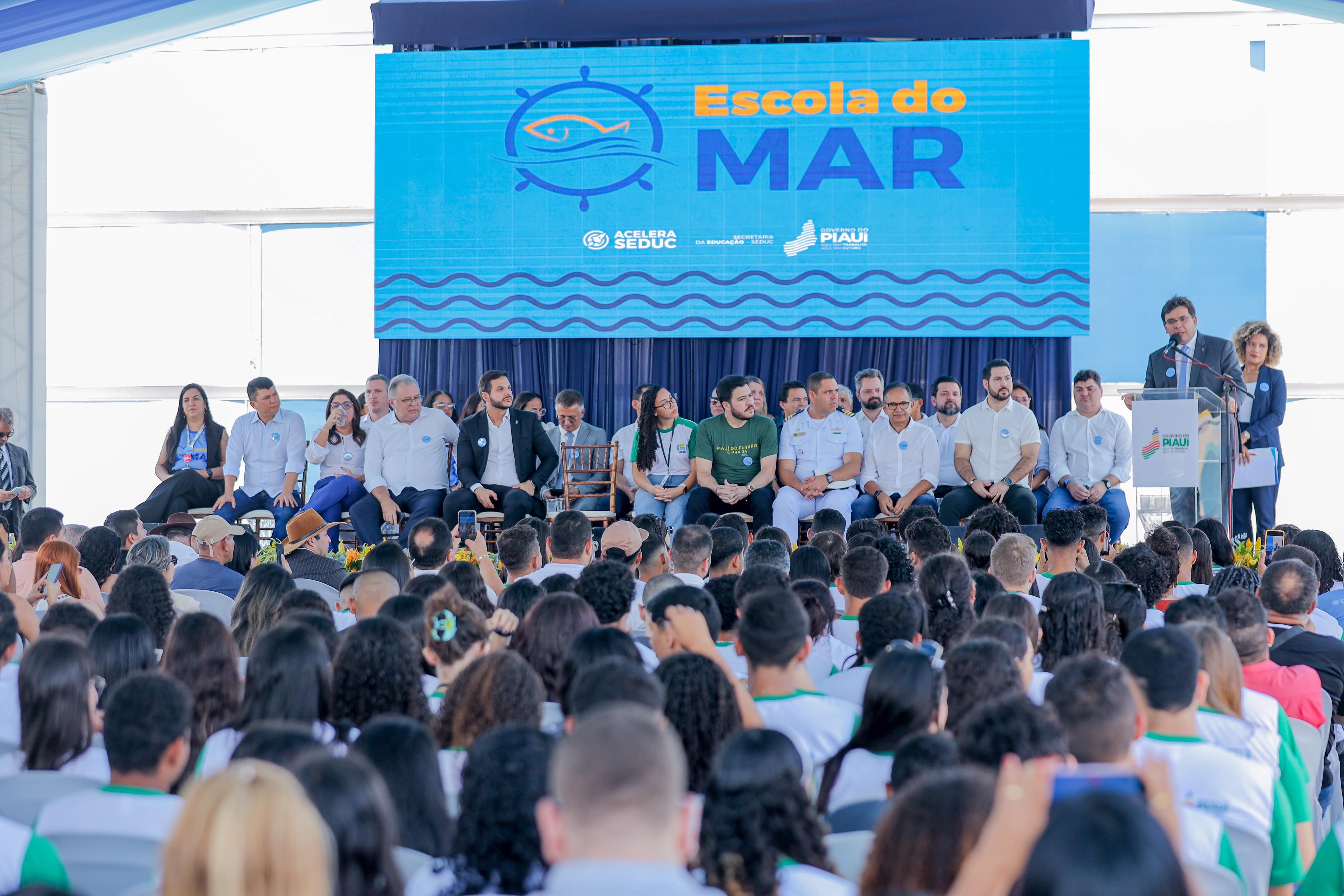 Inauguração da Escola do Mar em Luís Correia (PI)