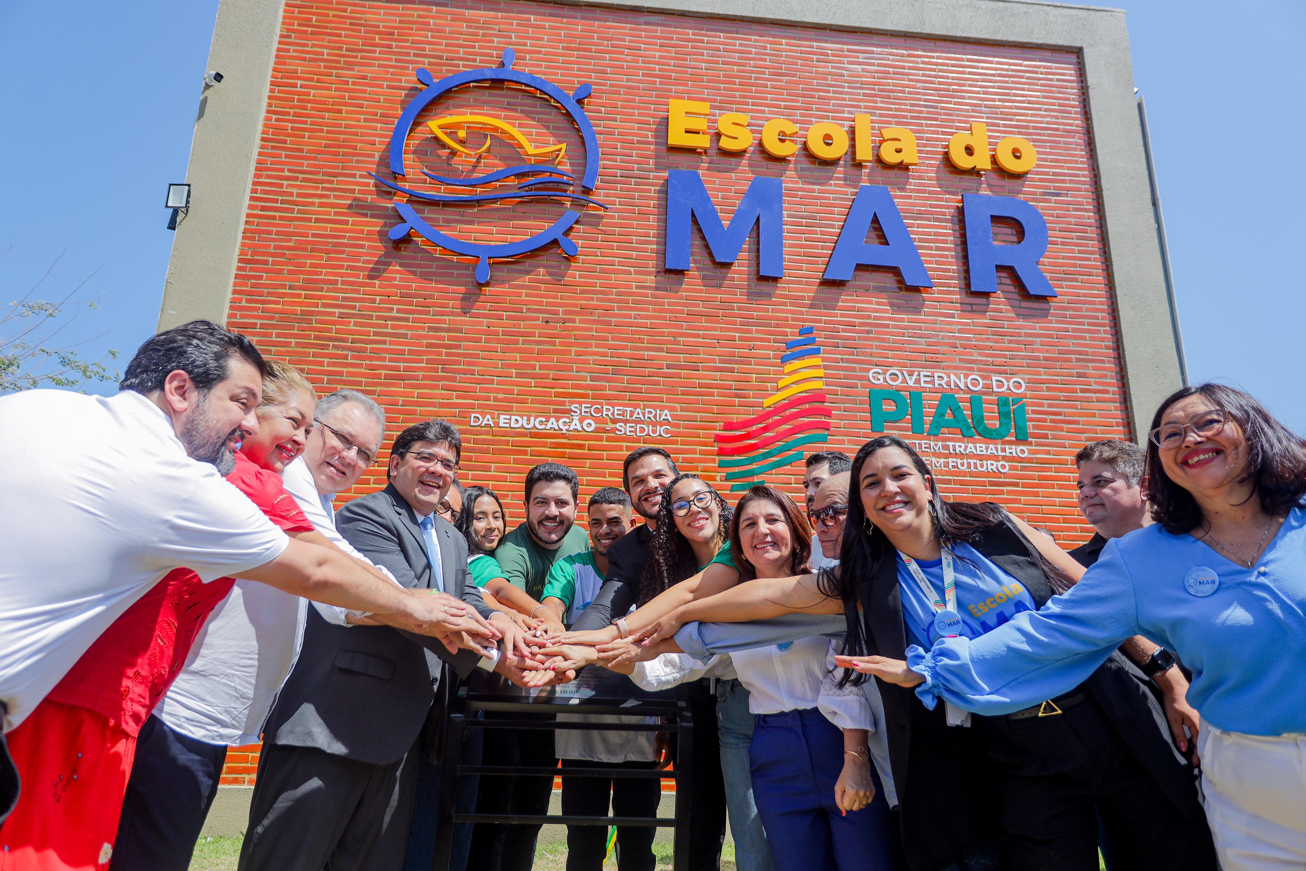 Inauguração da Escola do Mar em Luís Correia (PI)