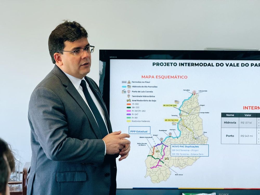 Governador apresenta os potenciais do Piauí nas áreas portuária e energética