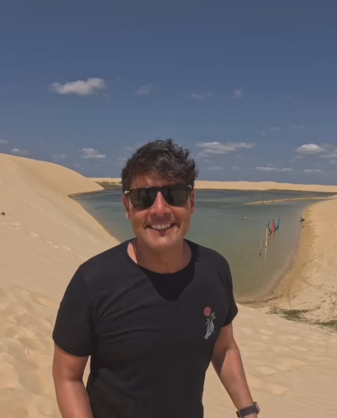Bruno de Luca explora as belezas do Piauí e compartilha experiência nas redes sociais