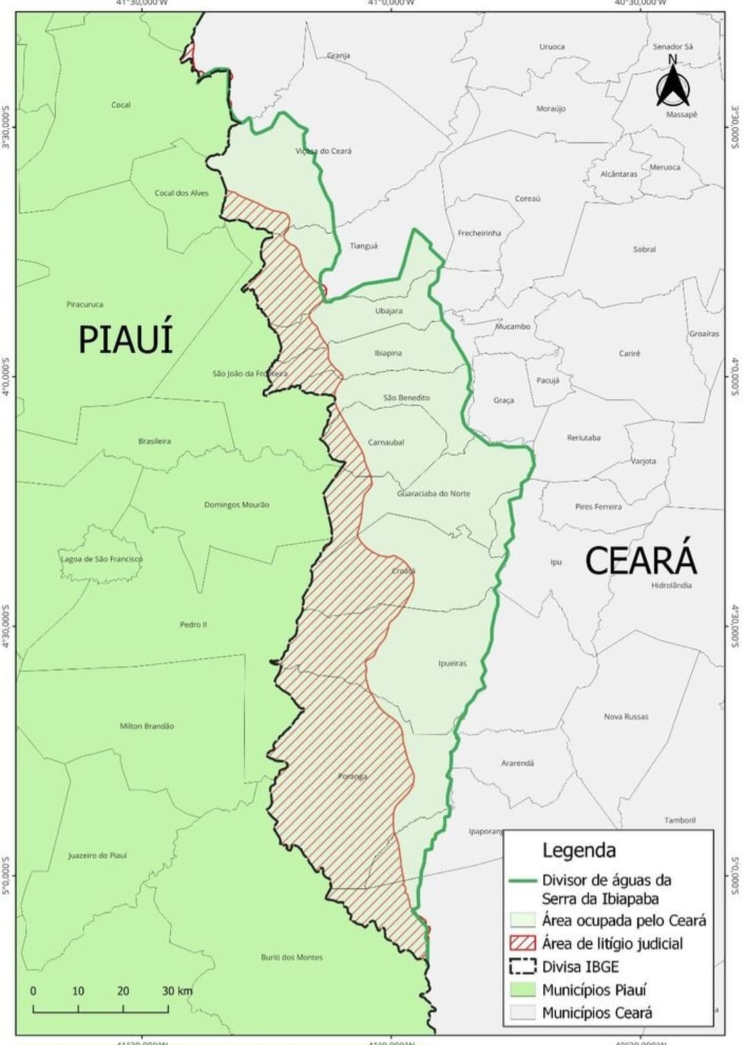 Litígio Piauí x Ceará