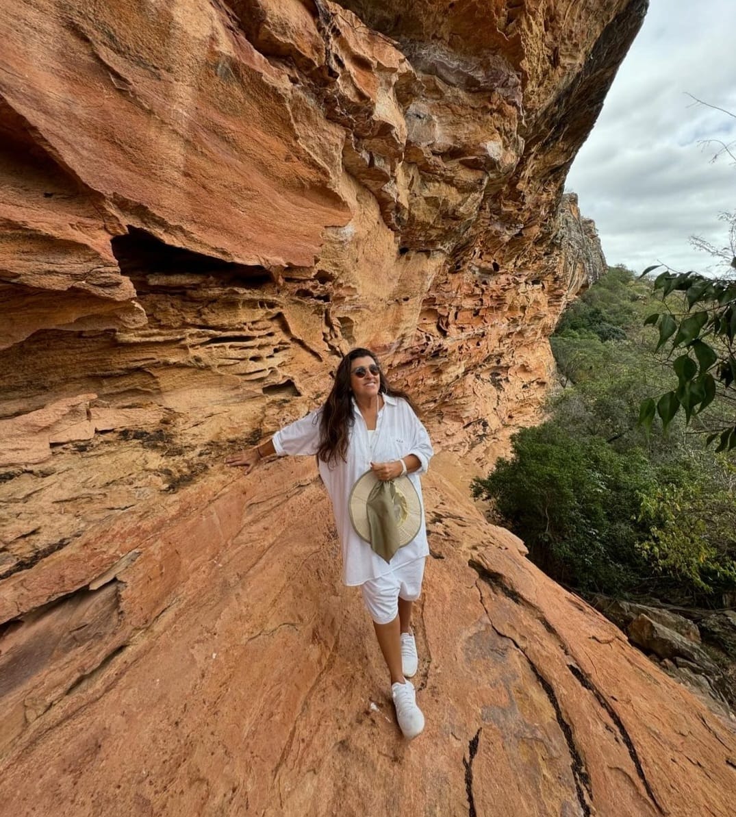 Regina Casé visita Parque Serra da Capivara