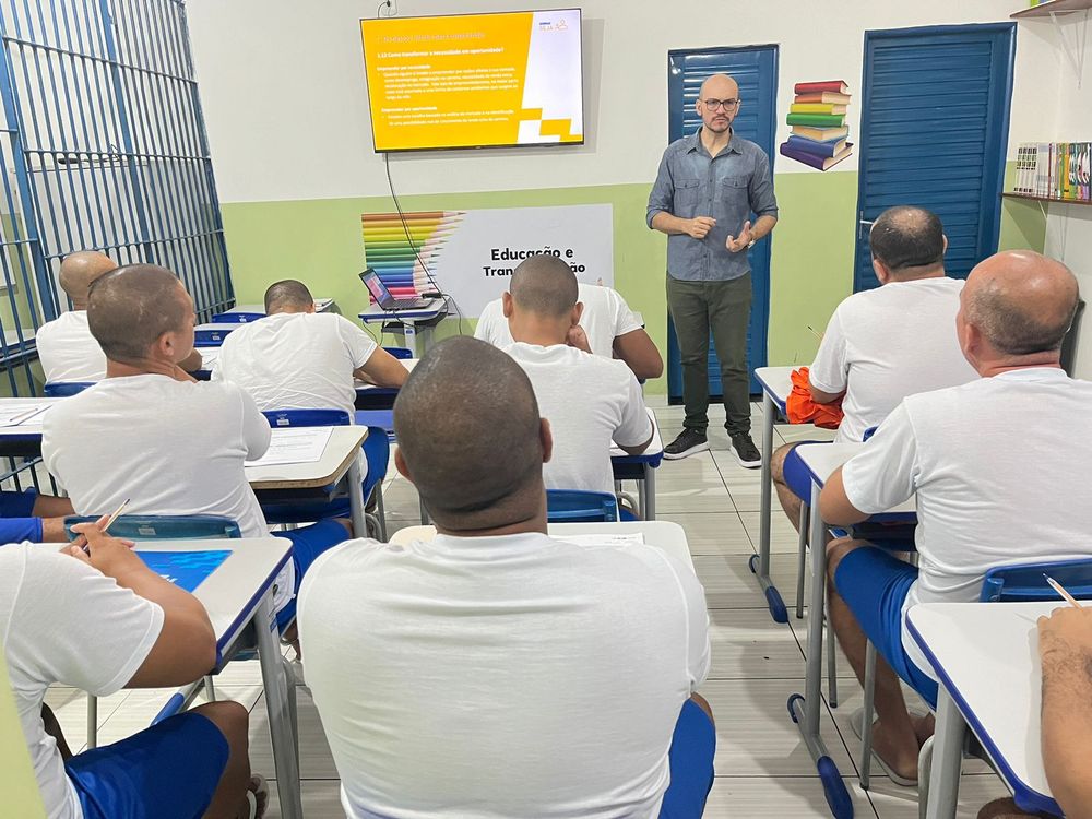 Detentos de Teresina participam de oficinas sobre empreendedorismo e redes sociais