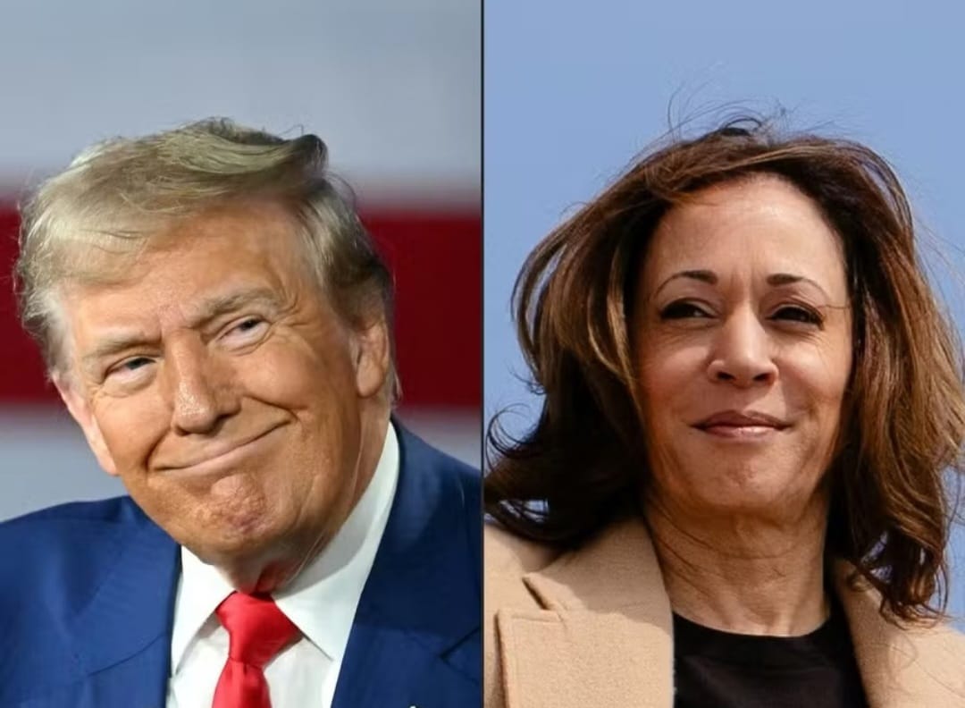 Donald Trump e Kamala Harris