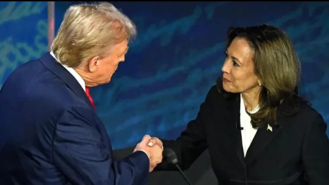 Donald Trump e Kamala Harris