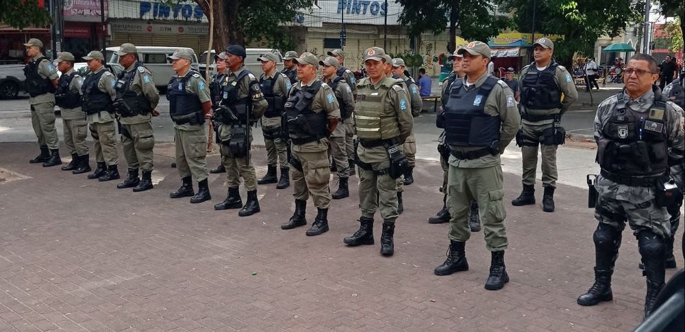 Levantamento da Secretaria da Segurança aponta redução de 60,18% nos roubos no Centro de Teresina em agosto