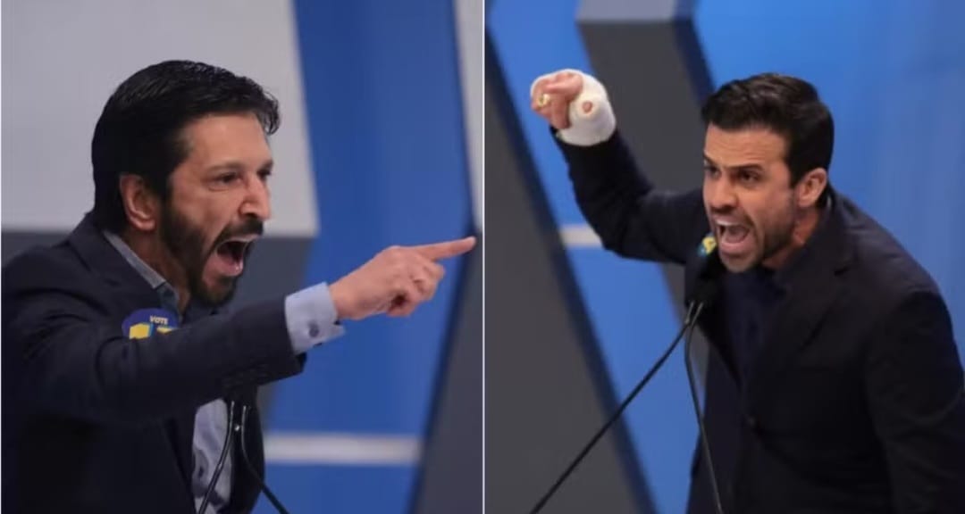 Pablo Marçal protagoniza caos no debate RedeTV e troca agressões com Ricardo Nunes