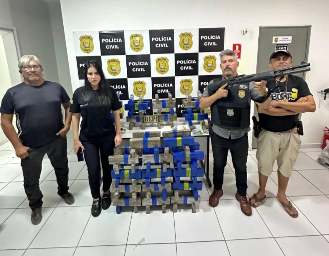 Polícia apreende 100kg de maconha