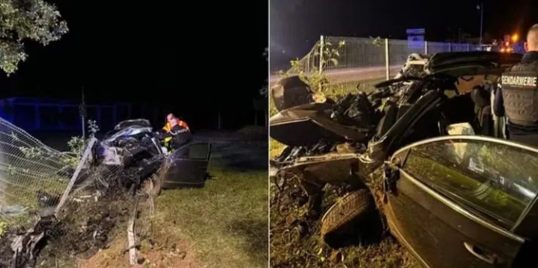 Quatro brasileiros morrem após grave acidente de carro na França