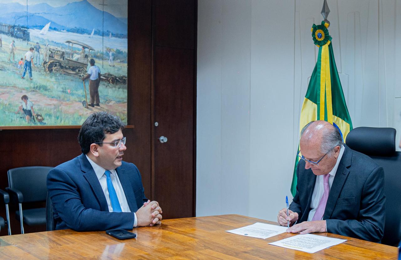 Governador Rafael Fonteles e Ministro Geraldo Alckmin