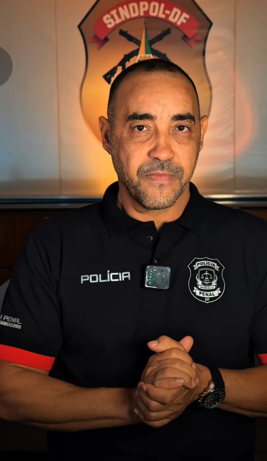 Paulo Rogério, Presidente do Sindicato dos Policiais Penais do DF